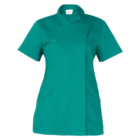 Casacca Tati Verde Manica Corta Casacca Donna Tessuto Satin Dottoressa Farmacista Dentista Infermiera asa oss