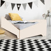 Lettino Montessori ASTRO bianco 143 x 75 cm