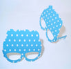 18 Occhiali Azzurro Pois Occhialini Sagomati In Carta Decorazioni Party Festa Casa e cucina/Hobby creativi/Materiali per hobby creativi/Forniture per feste/Articoli per feste e compleanni per bambini/Cappellini maschere e accessori/Occhiali Trade Shop italia - Napoli, Commerciovirtuoso.it