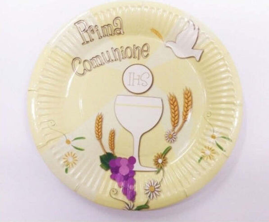 18 Piatti Di Carta 18cm Per Feste Prima Comunione Usa E Getta Calice Ostia Spiga Casa e cucina/Hobby creativi/Materiali per hobby creativi/Forniture per feste/Biglietti di auguri Trade Shop italia - Napoli, Commerciovirtuoso.it