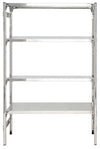 SCAFFALATURA a piani in acciaio inox per settore alimentare cm. 110x60x180h