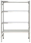 Scaffale inox per cucine panetterie pasticcerie cm. 120x30x180h
