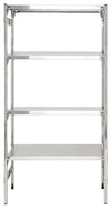 Scaffale acciaio inox per cibi e alimenti cm. 70x60x180h