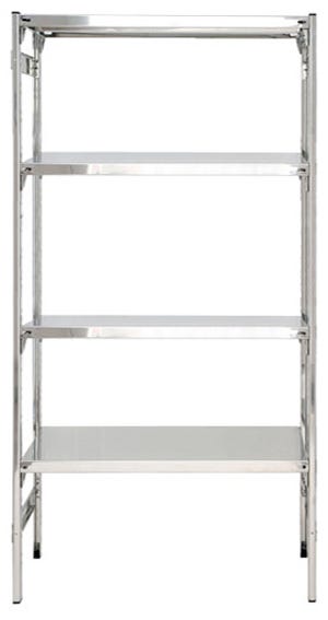 Scaffale acciaio inox per cibi e alimenti cm. 70x60x180h