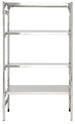 Scaffalatura in acciaio inox lineare ad incastro cm. 90x60x180h