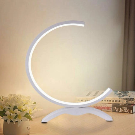 Lume Led 9w Lampada Tavolo Abat-jour Stilizzata Bianco Luce 3000k 6500k 4000k D30