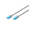 Cavo di rete Patch dritto - Non schermato - CAT. 5E - Lunghezza 25 centimetri - Grigio