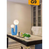 LAMPADA LED DA TAVOLO LUME ALIEN ATTACCO 2XG9 MAX 60W IP20 VARIE COLORAZIONI D14