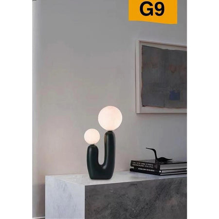 LAMPADA LED DA TAVOLO LUME ALIEN ATTACCO 2XG9 MAX 60W IP20 VARIE COLORAZIONI D14