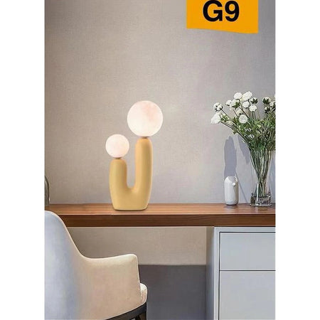 LAMPADA LED DA TAVOLO LUME ALIEN ATTACCO 2XG9 MAX 60W IP20 VARIE COLORAZIONI D14