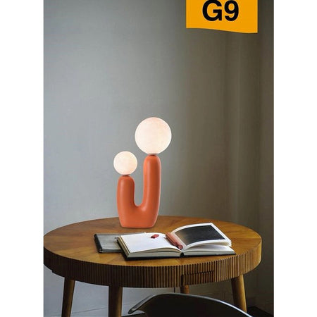 LAMPADA LED DA TAVOLO LUME ALIEN ATTACCO 2XG9 MAX 60W IP20 VARIE COLORAZIONI D14
