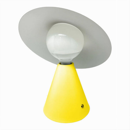 Lampada Da Tavolo Decorativa Con Paralume A Cappello Orientabile Lume E27 D13