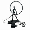 Lampada Da Tavolo 9w Scultura Corpo Uomo A Led Lume Luce 3000k 4000k 6500k D02-n