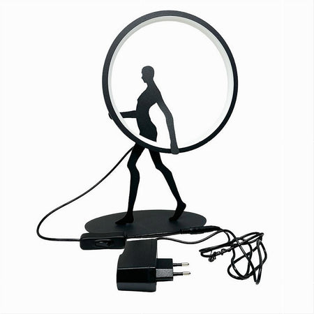 Lampada Da Tavolo 9w Scultura Corpo Uomo A Led Lume Luce 3000k 4000k 6500k D02-n
