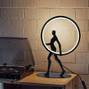 Lampada Da Tavolo 9w Scultura Corpo Uomo A Led Lume Luce 3000k 4000k 6500k D02-n
