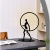 Lampada Da Tavolo 9w Scultura Corpo Uomo A Led Lume Luce 3000k 4000k 6500k D02-n
