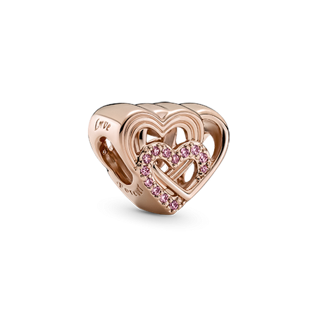 Pandora Cuori Intrecciati