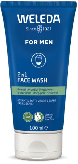 2in1 face wash gel detergente
