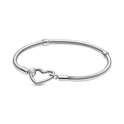 Pandora Bracciale con Chiusura a Cuore Componiibile
