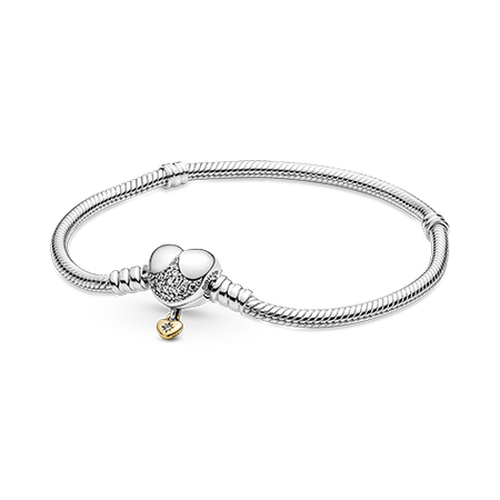 Pandora Disney, Bracciale Chiusura Cuore con Pendente