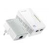 TP-Link TL-WPA4220 KIT adattatore di rete PowerLine 300 Mbit/s Collegamento ethernet LAN Wi-Fi Bianco 1 pz (TP-Link AV500 Powerline Homeplug WiFi Extender with 2 LAN ports , Twin Pack - TL-WPA4220 KI