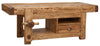 Biscottini Porta TV Biscottini Legno Massello Tiglio Naturale 120x65x45 Made Italy