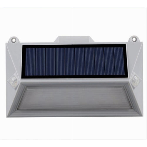 Applique Led Con Pannello Solare Doppio Sensore Movimento Crepuscolare Yh0408-pir