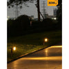 Faretto 7led Picchetto Ricaricabile Con Pannello Solare Crepuscolare Muro Yh0514