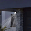 Faretto 7led Picchetto Ricaricabile Con Pannello Solare Crepuscolare Muro Yh0514