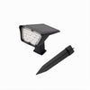Faretto 7led Picchetto Ricaricabile Con Pannello Solare Crepuscolare Muro Yh0514
