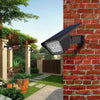 Faretto 7led Picchetto Ricaricabile Con Pannello Solare Crepuscolare Muro Yh0514