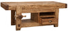Biscottini Porta TV Biscottini Legno Massello Tiglio Naturale 120x65x45 Made Italy