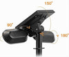 Faretto Doppio A Led Snodabile Ricaricabile Pannello Solare Picchetto Yh0518-pir