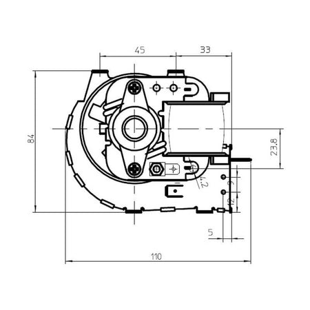 Ventola tangenziale FERGAS 116258 stufe a pellet 14706138