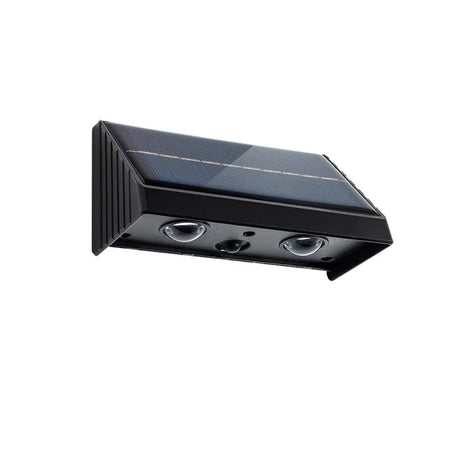 Applique Led Con Pannello Solare A Parete 3 W Ip65 Luce 3000k 6500k Nero Yh0615