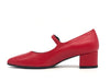 ELLEN Décolleté rosso con cinturino