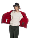 Naomi Montone - Giacca Donna Rosso in vero Montone