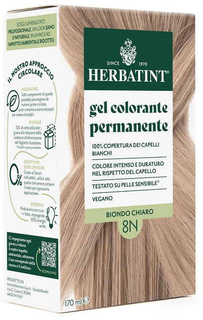 Herbatint 8n biondo chi 170ml