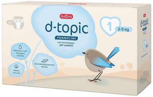 Dtopic pannolini 1 26pz