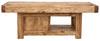 Biscottini Porta Tv in legno massello di tiglio finitura naturale L120XPR65XH45 cm. Made in Italy