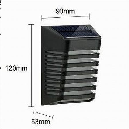 Applique Led Ricaricabile 3watt Con Pannello Solare Ip65 Luce 3000k 6500k Yh0614