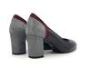 ELLEN decollete nero con tallone decorato