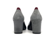 ELLEN decollete nero con tallone decorato