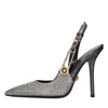 Versace Scarpe con Tacco Argento da donna