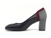 ELLEN decollete nero con tallone decorato
