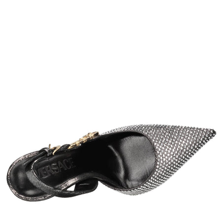 Versace Scarpe con Tacco Argento da donna