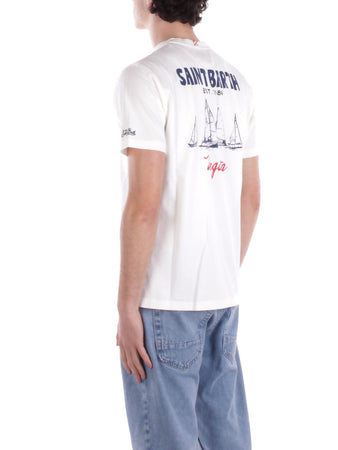 Saint Barth T-shirt e Polo Bianco da uomo