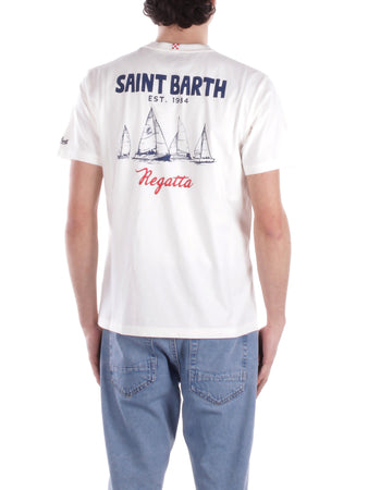 Saint Barth T-shirt e Polo Bianco da uomo