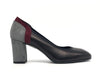 ELLEN decollete nero con tallone decorato