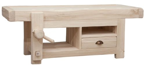 Biscottini Biscottini Porta TV Mobile legno massello tiglio grezzo 120x65x45 Made in Italy